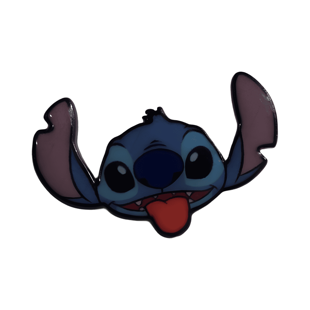 Stitch Face Emoji silly Disney pin