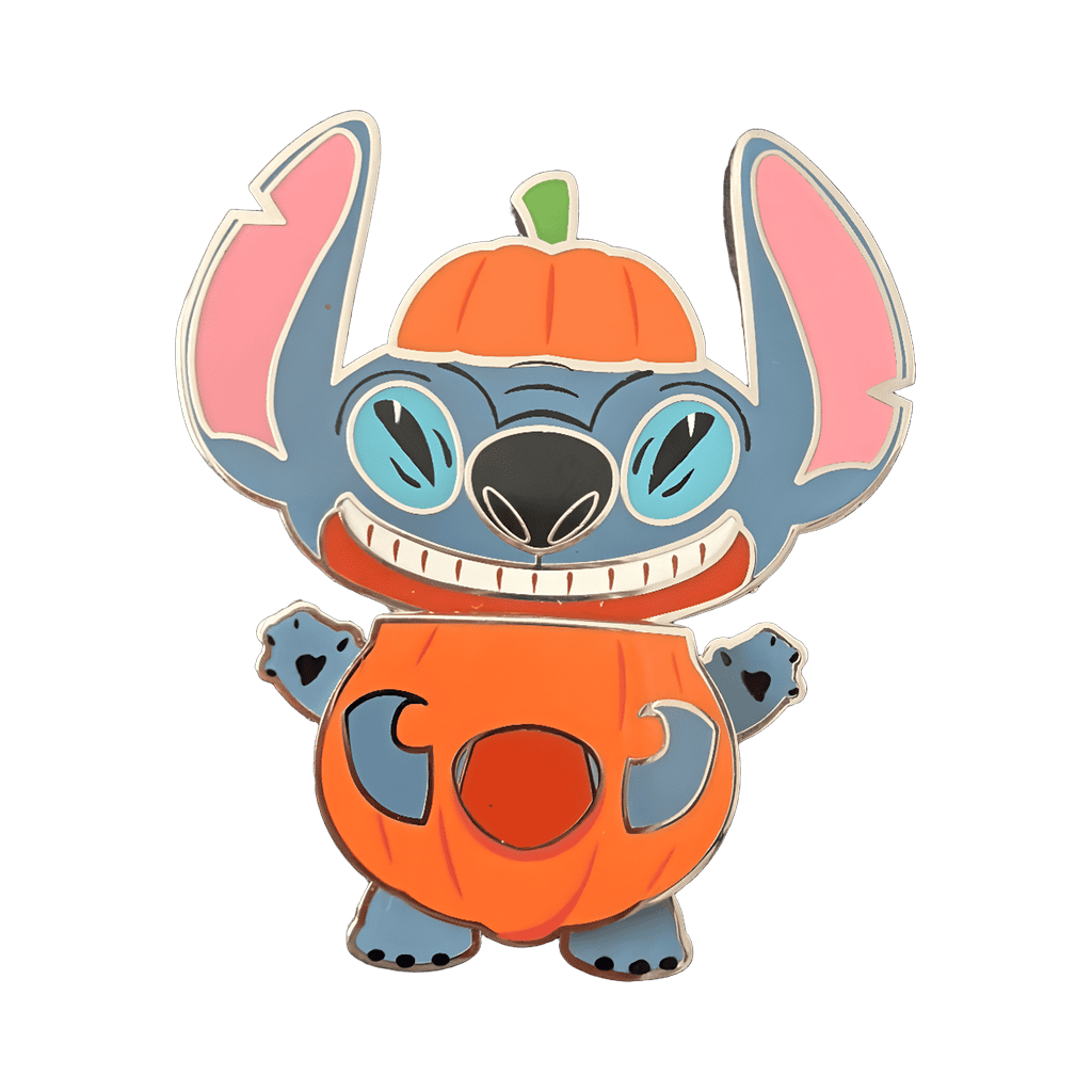Stitch Pumpkin Disney pin