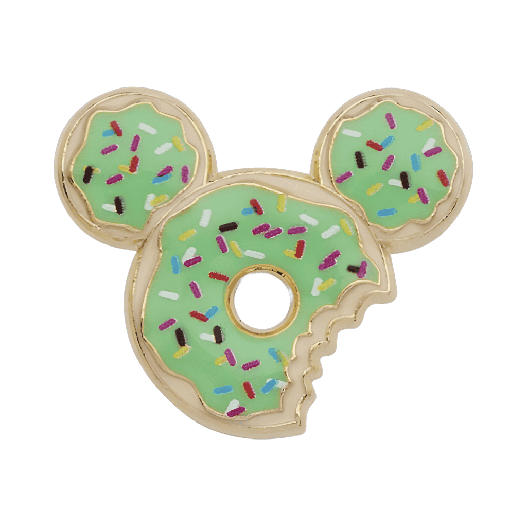 Green Mickey Donut Disney pin