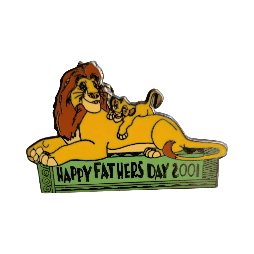 2001 - Mufasa and Young Simba Disney pin