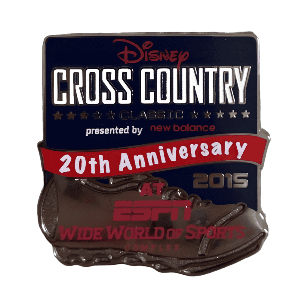Cross Country 20th Anniversary Disney pin