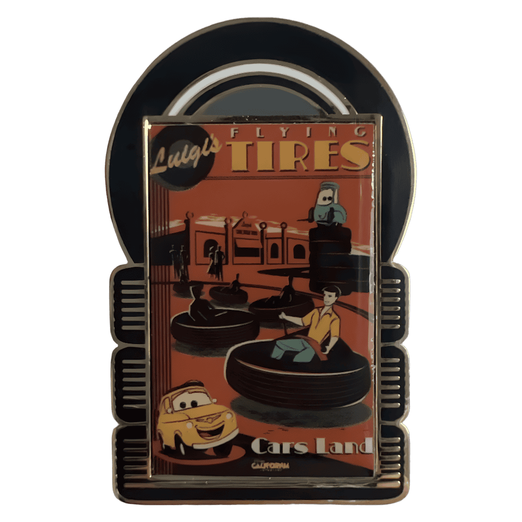 Luigi’s Flying Tires Disney pin