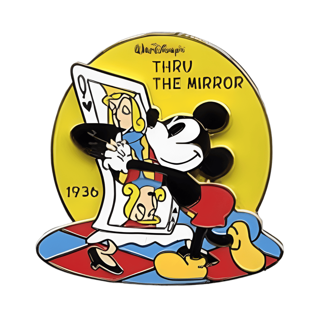 Thru the Mirror 1936 Disney pin