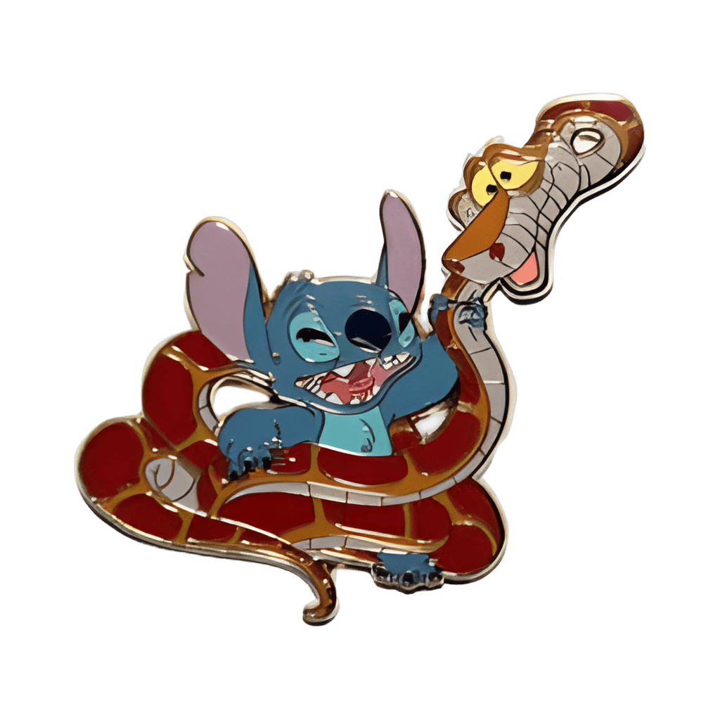 Stitch VS Kaa Disney pin