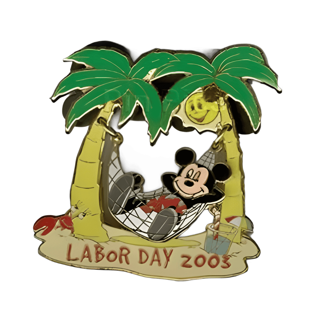 Mickey in a Hammock Disney pin