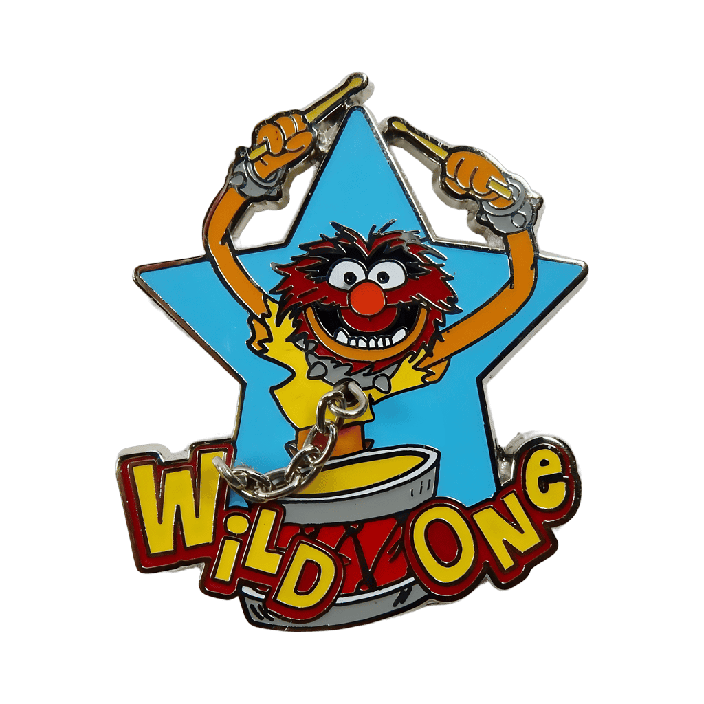 Animal Playing Drums - Wild One Disney pin