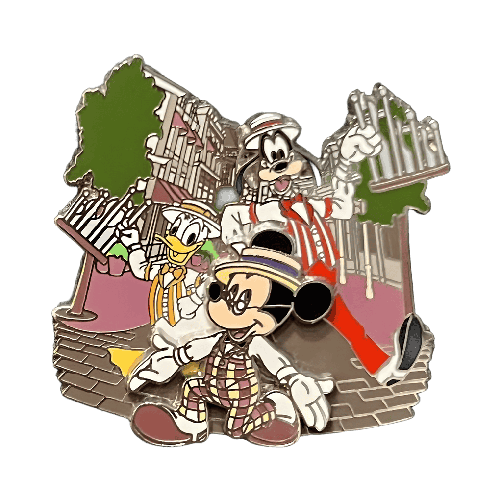 Dapper Dans on Main Street - Goofy, Donald Disney pin