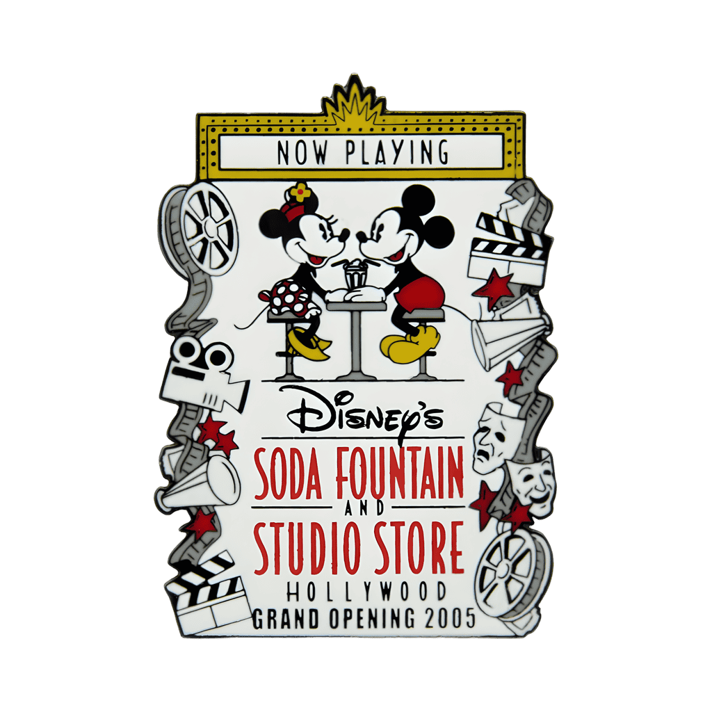 Soda Fountain and Studio Store Grand Opening Disney pin