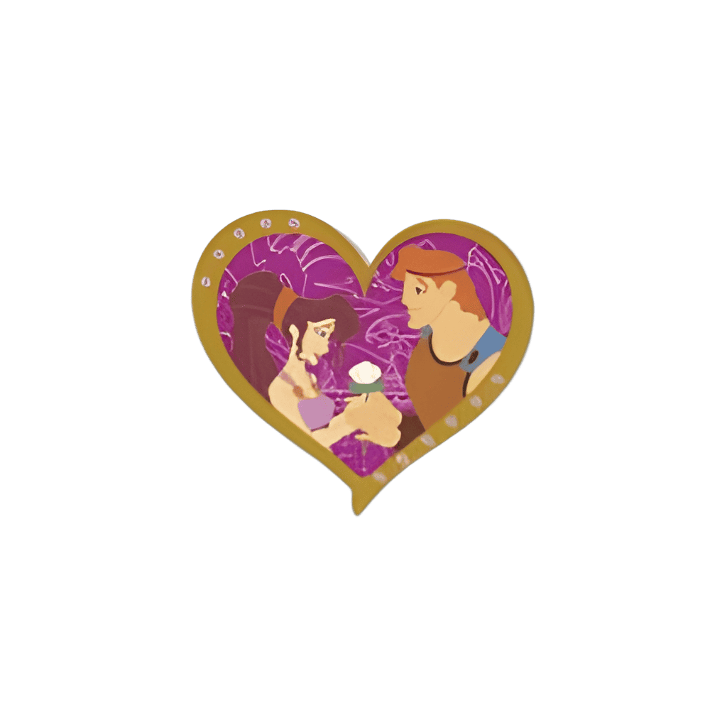Meg and Hercules Disney pin