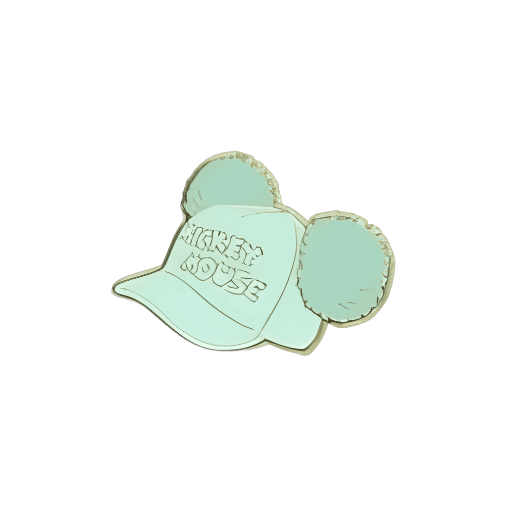 Fuzzy Mickey Mouse Ears Hat Disney pin
