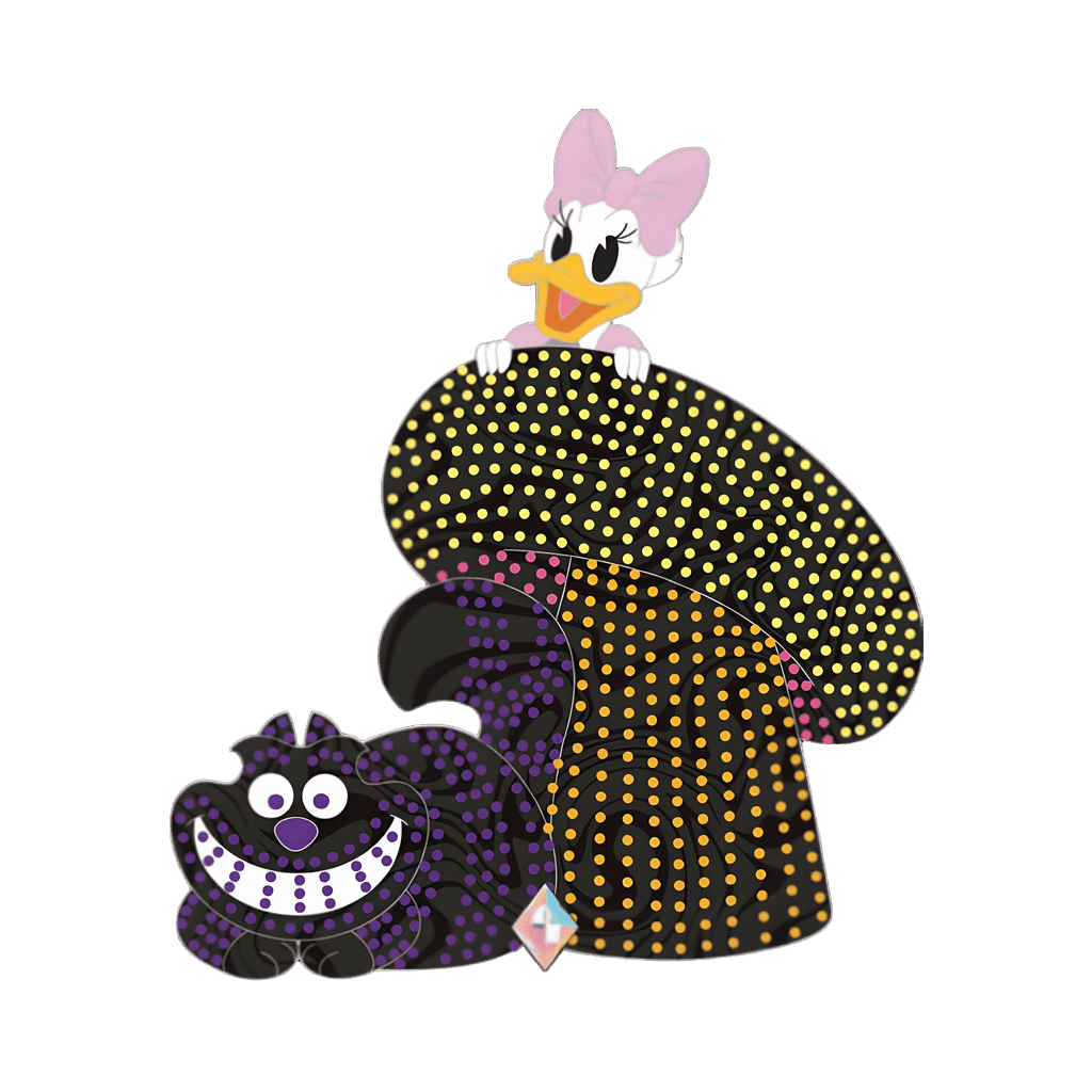 Disney After Dark — Daisy on Main Street Electrical Parade Cheshire Cat Float Disney pin