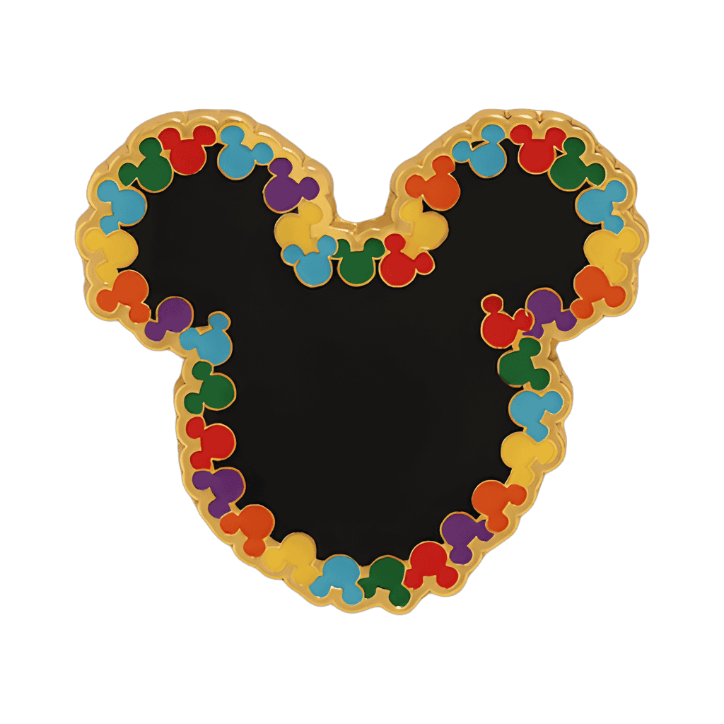 Mickey Mouse Rainbow Heads Disney pin