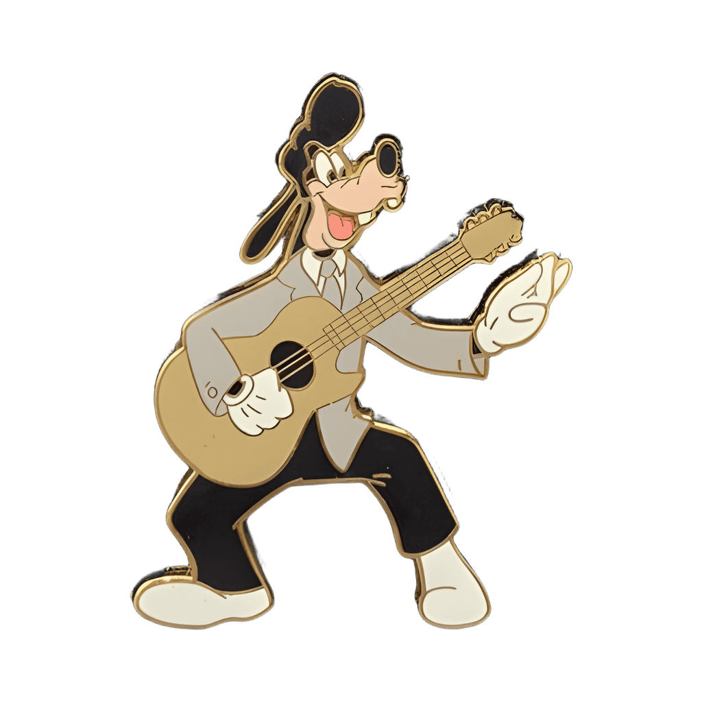 Goofy playing Guitar Disney pin