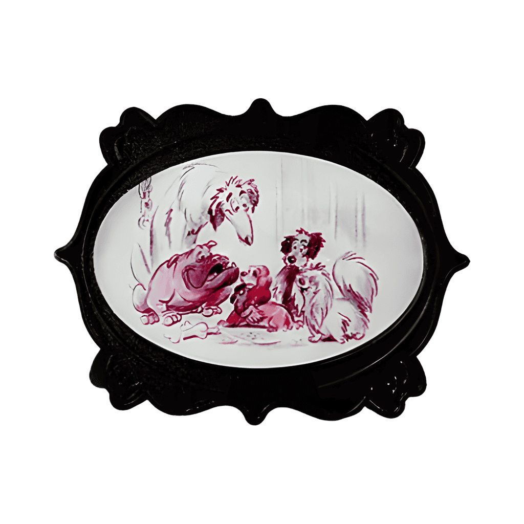 Lady with Pound Dogs Disney pin