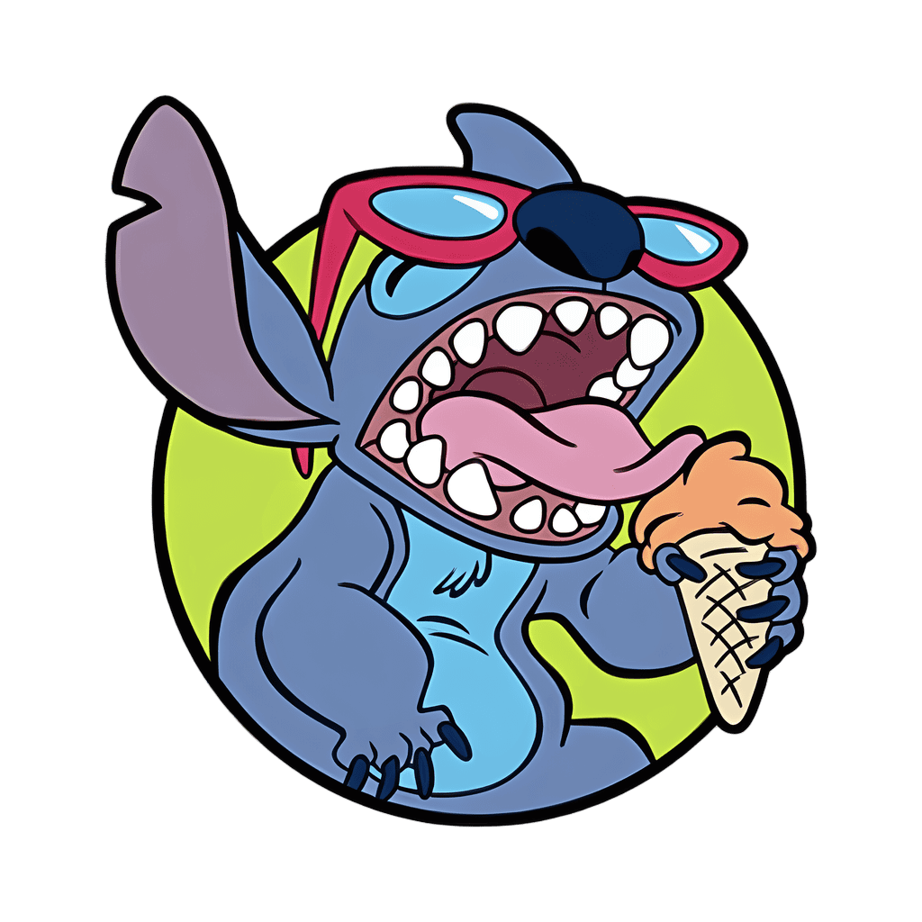 Stitch Ice Cream Disney pin