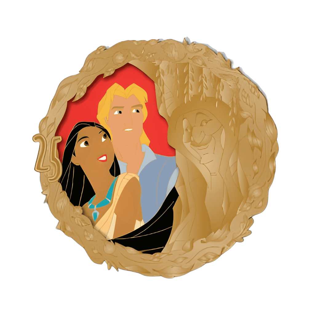 Pocahontas & John Smith Disney pin