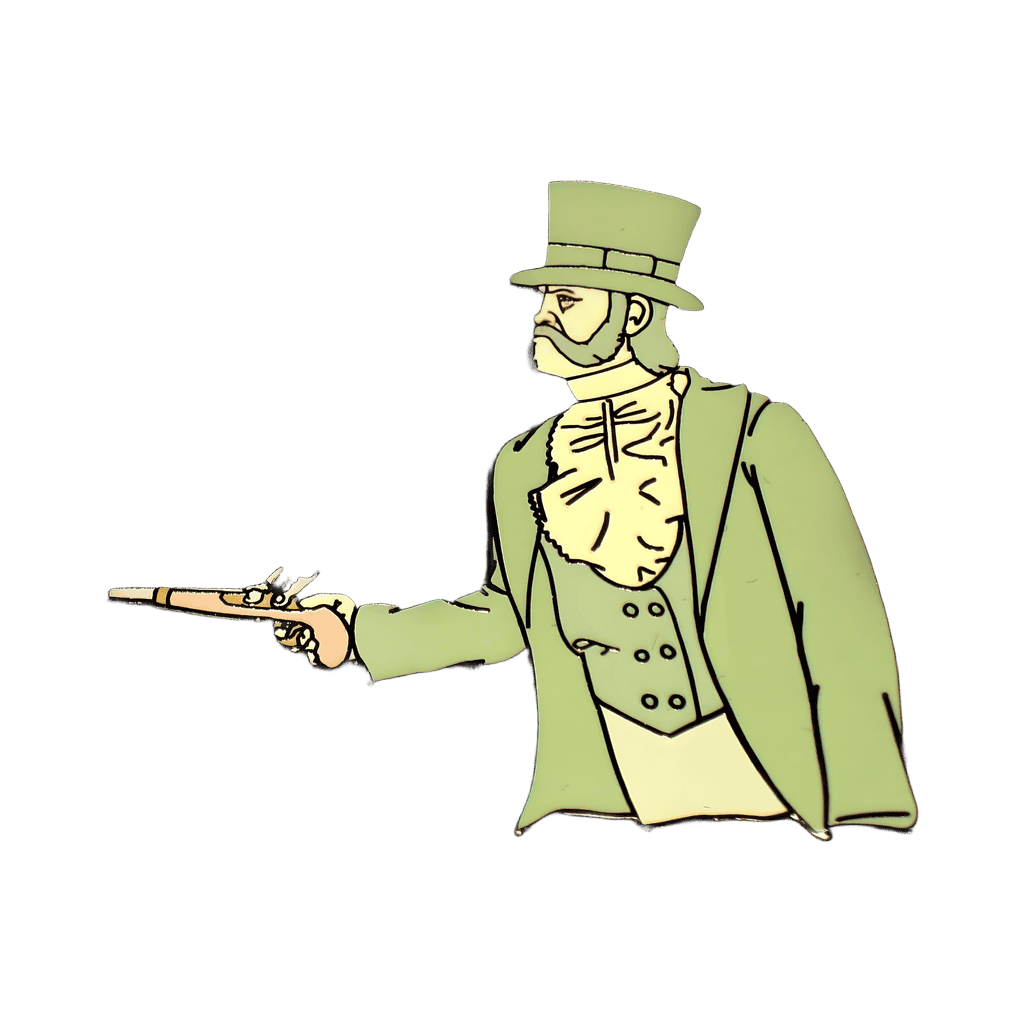 Parting Shots Boxed Set — Ghost Duelist #2 in Green Coat Disney pin