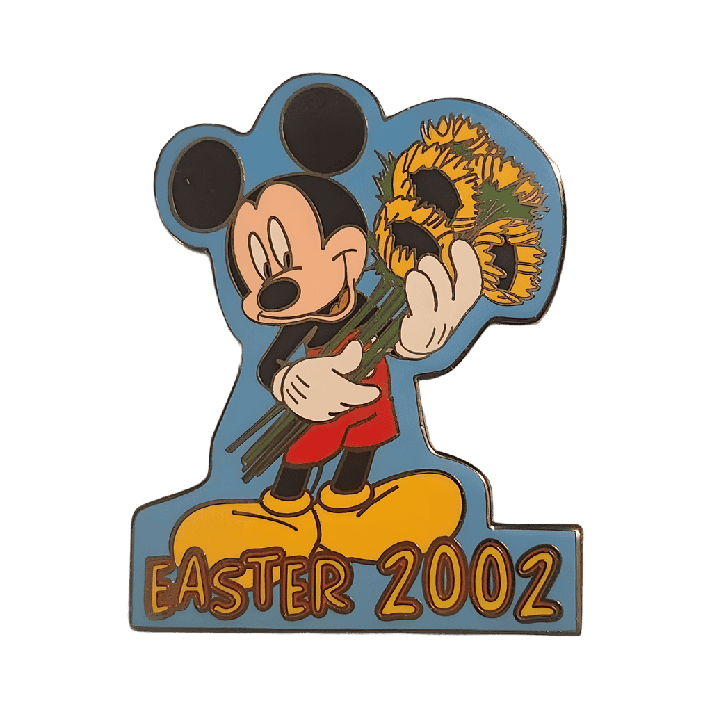 Easter 2002 Mickey Holding Sunflowers Disney pin
