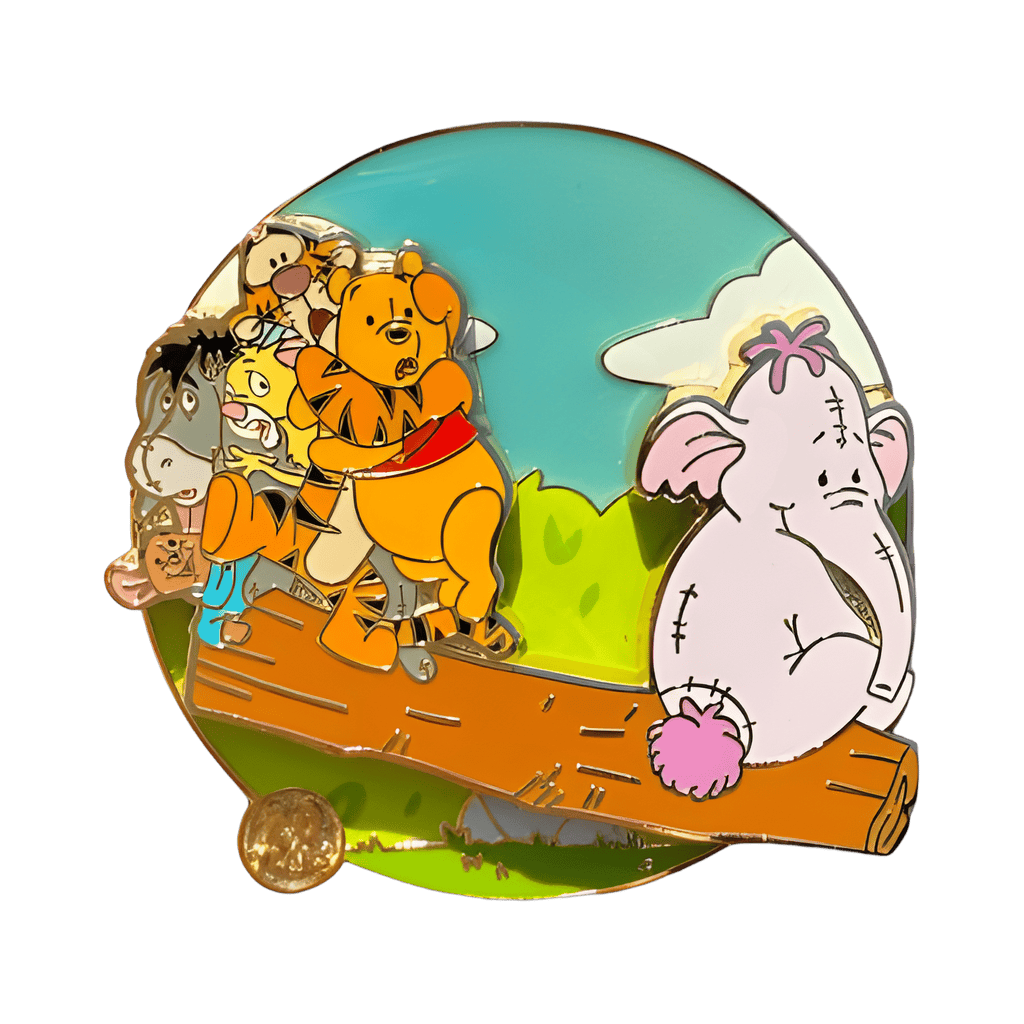 Heffalump vs. Pooh and Friends Disney pin