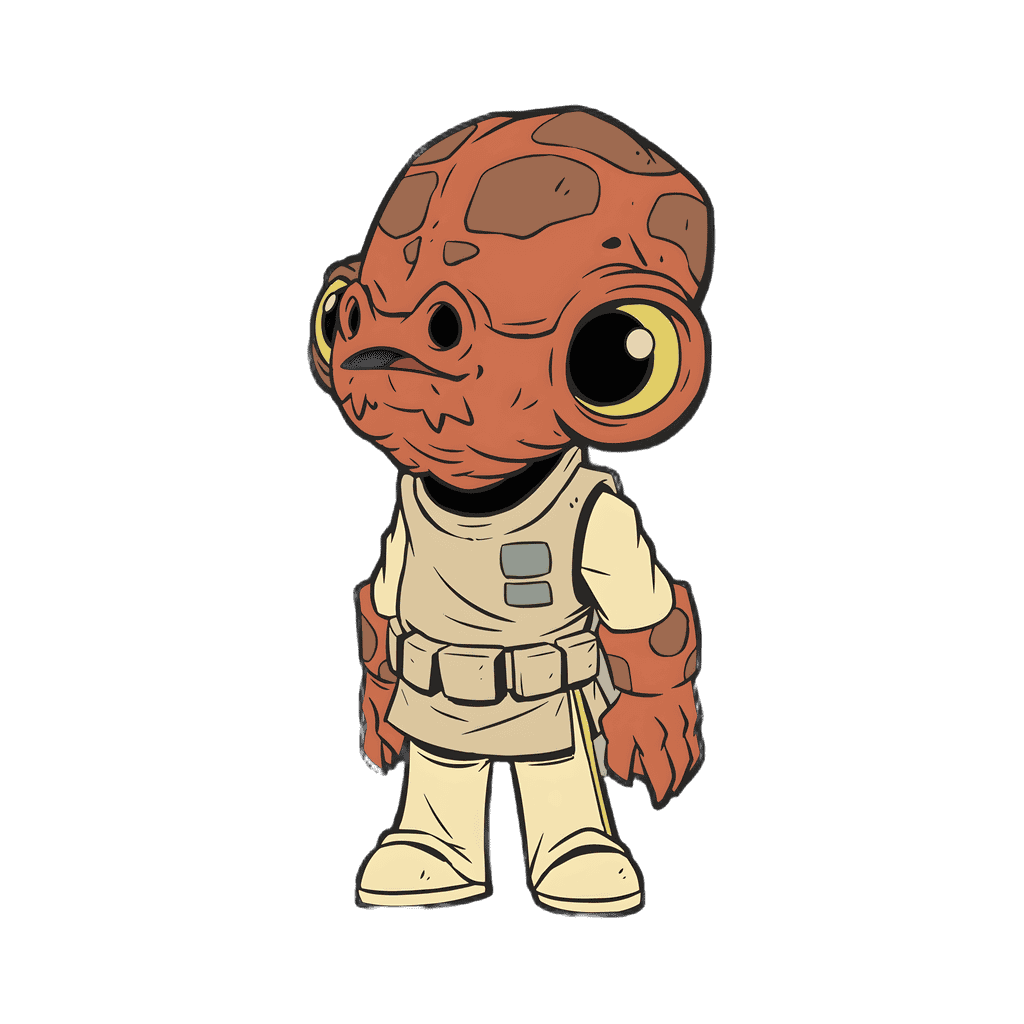 Admiral Ackbar Disney pin