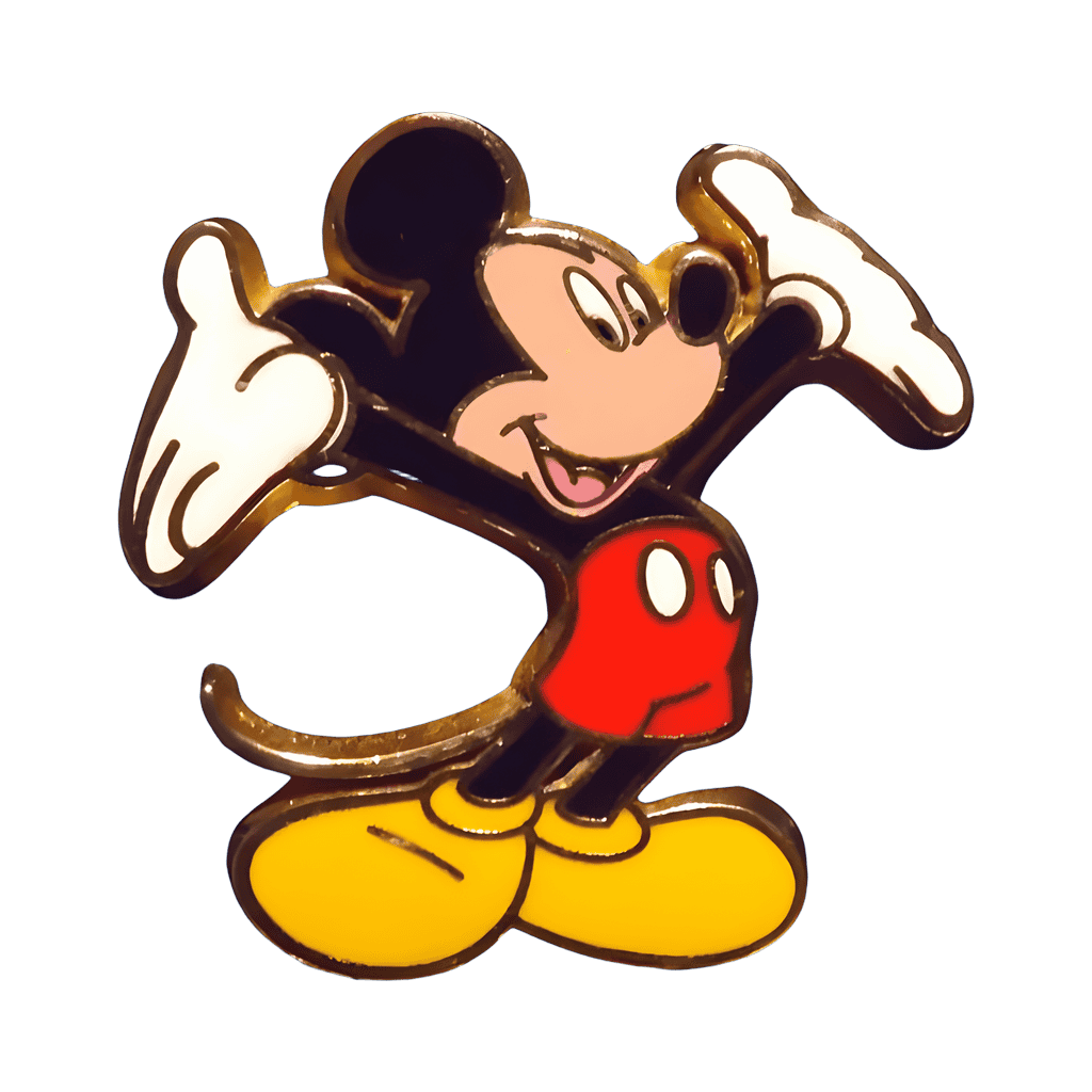 Mickey Mouse Mini-Pin with Arms Up Disney pin