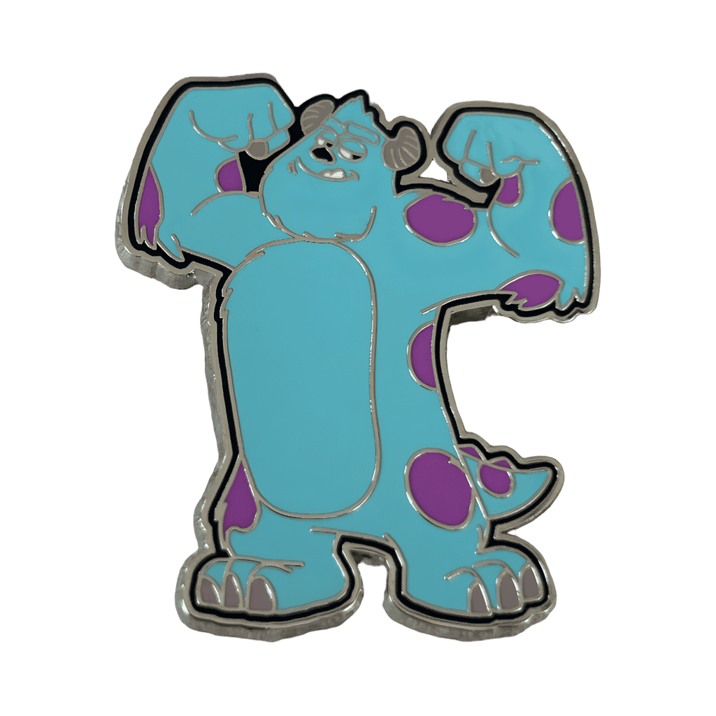 Sulley Flexing Disney pin