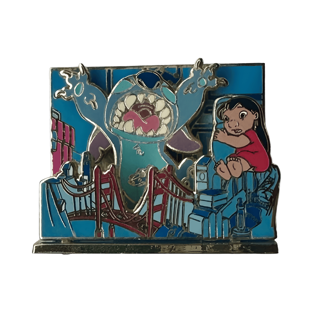 Lilo and Stitch in San Francisco - Diorama Disney pin