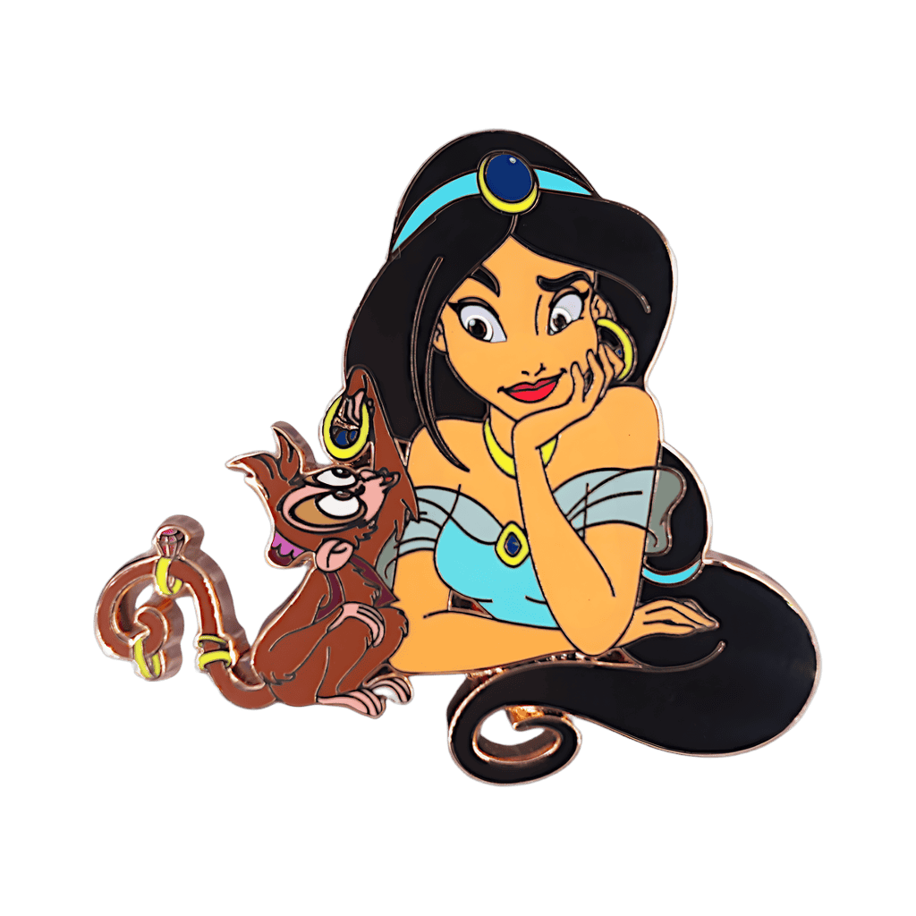 Jasmine and Abu Princess Friends Disney pin