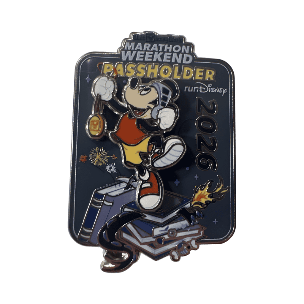Marathon Weekend Passholder 2026 Disney pin