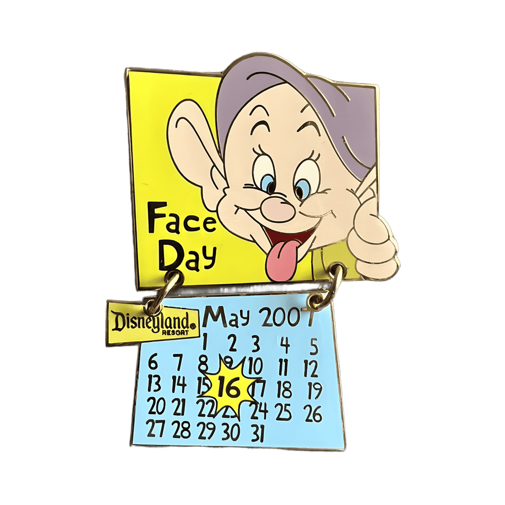 May (Face Day) Disney pin