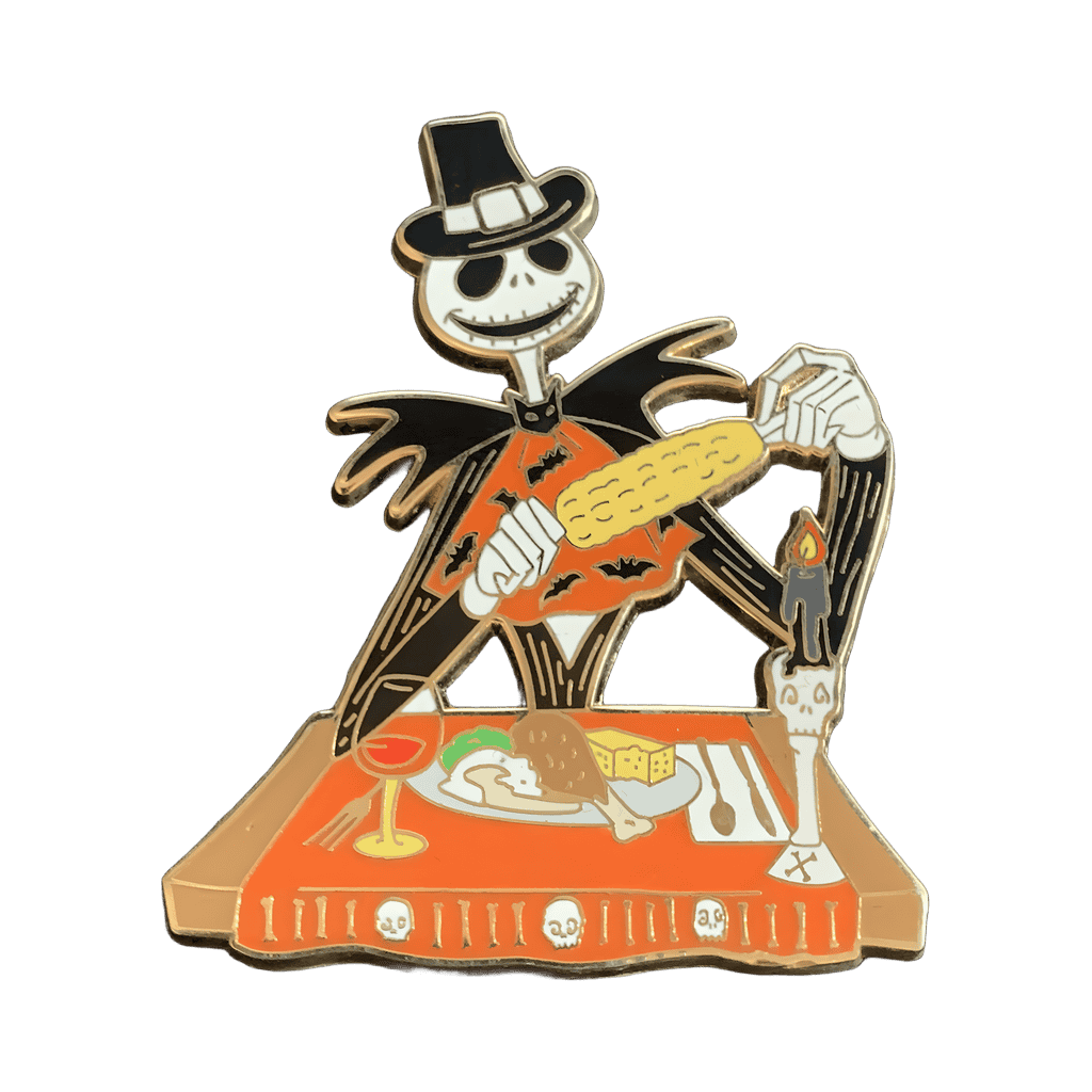 Jack Skellington - Nightmare Before Christmas - Eating Corn Disney pin