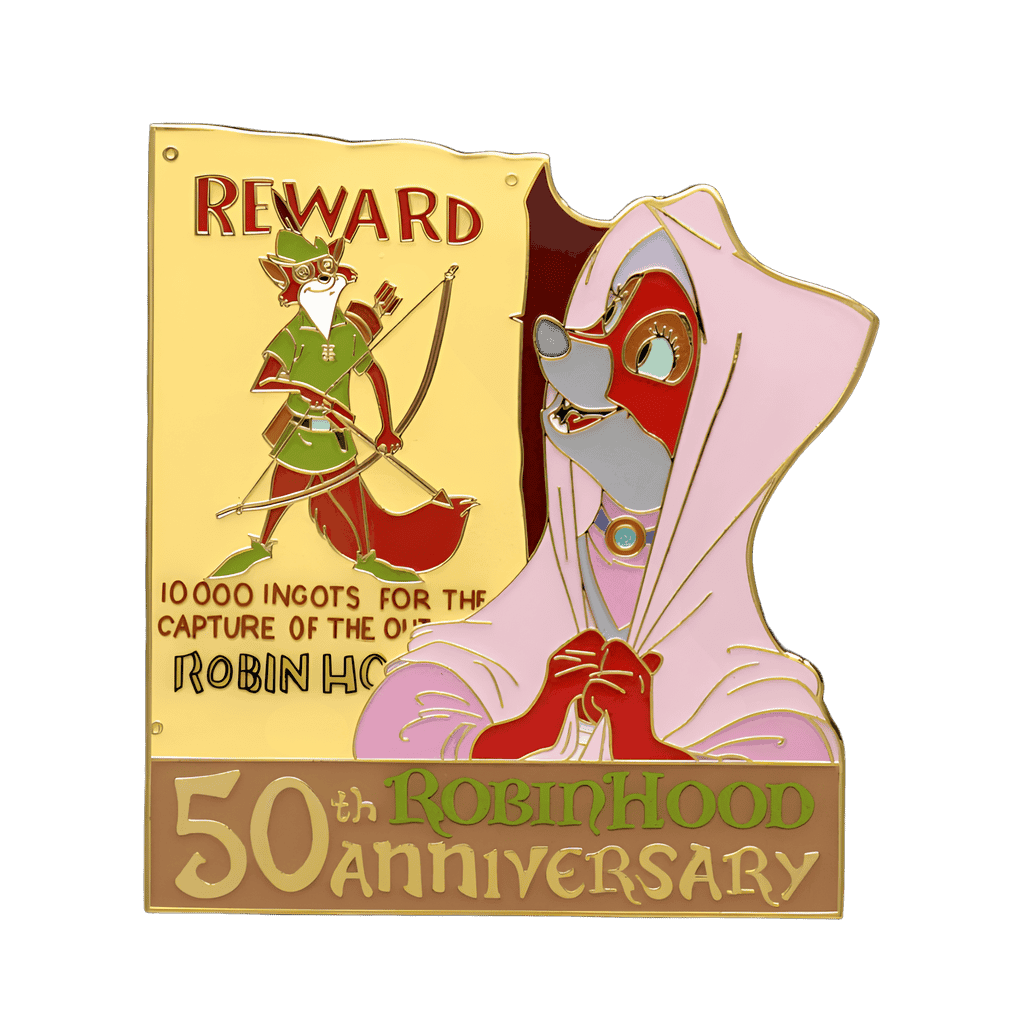 Robin Hood 50th Anniversary - Maid Marian and Poster Disney pin