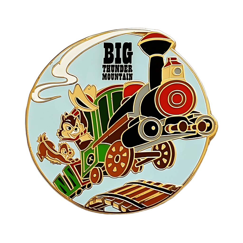 Big Thunder Mountain - Chip and Dale Disney pin