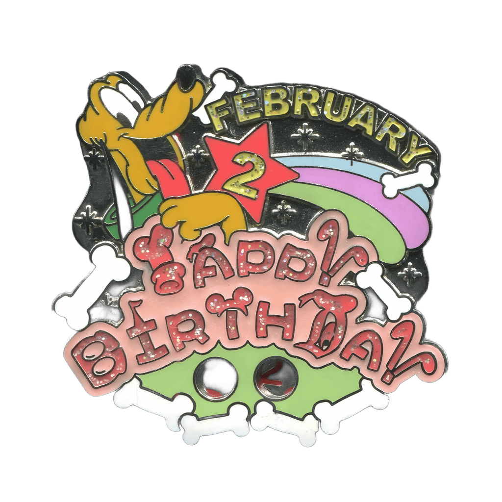 February (Pluto) Disney pin