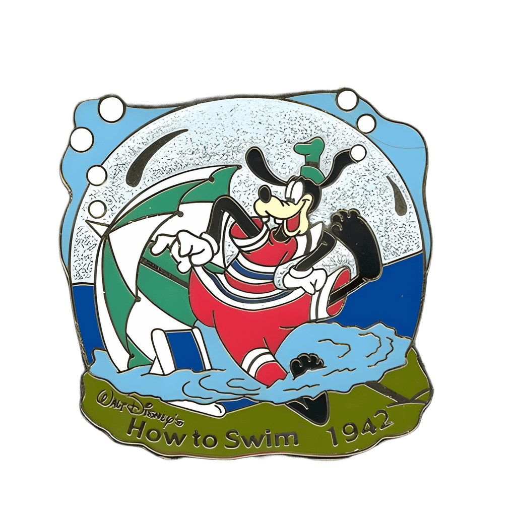 How to Swim 1942 - Goofy Disney pin