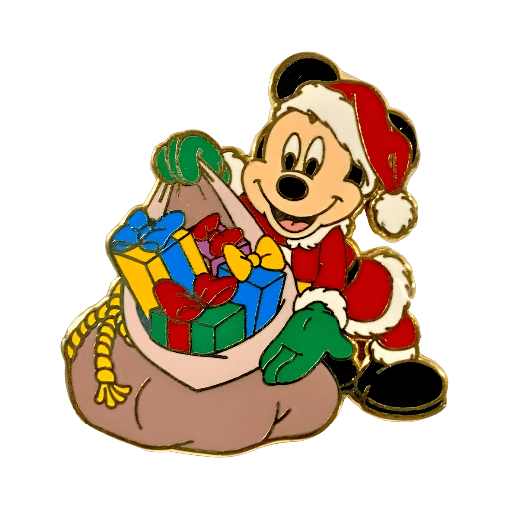 Santa Mickey with a Bag of Presents Disney pin