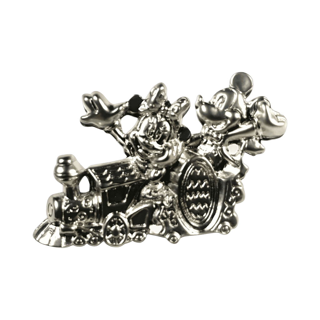 Parade Logo Train Float - Pewter Lapel Pin - Mickey and Minnie Mouse Disney pin
