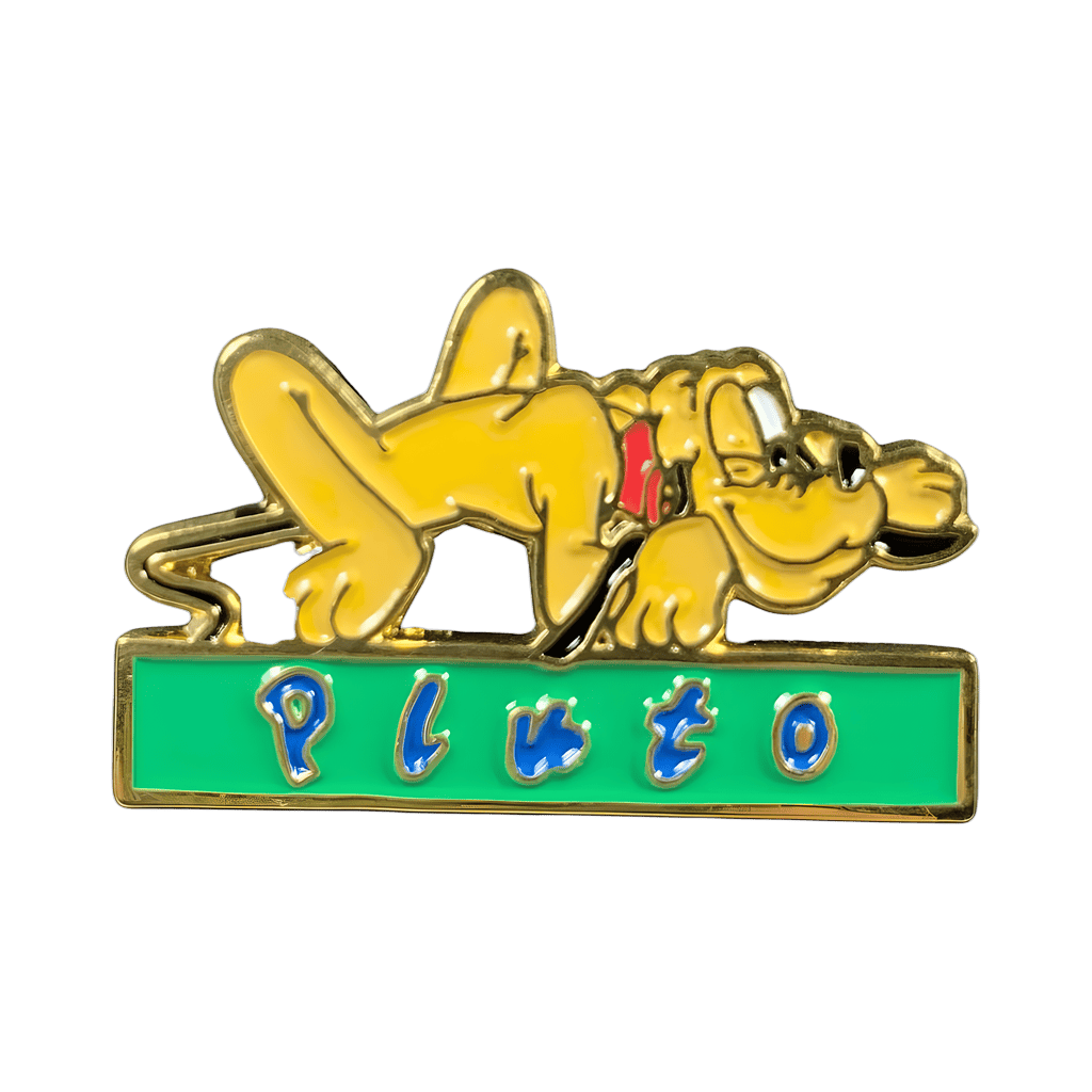 Pluto on Green Platform Disney pin