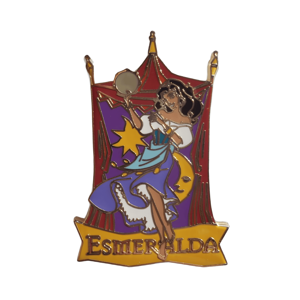 Esmeralda in Star and Moon Tent Disney pin
