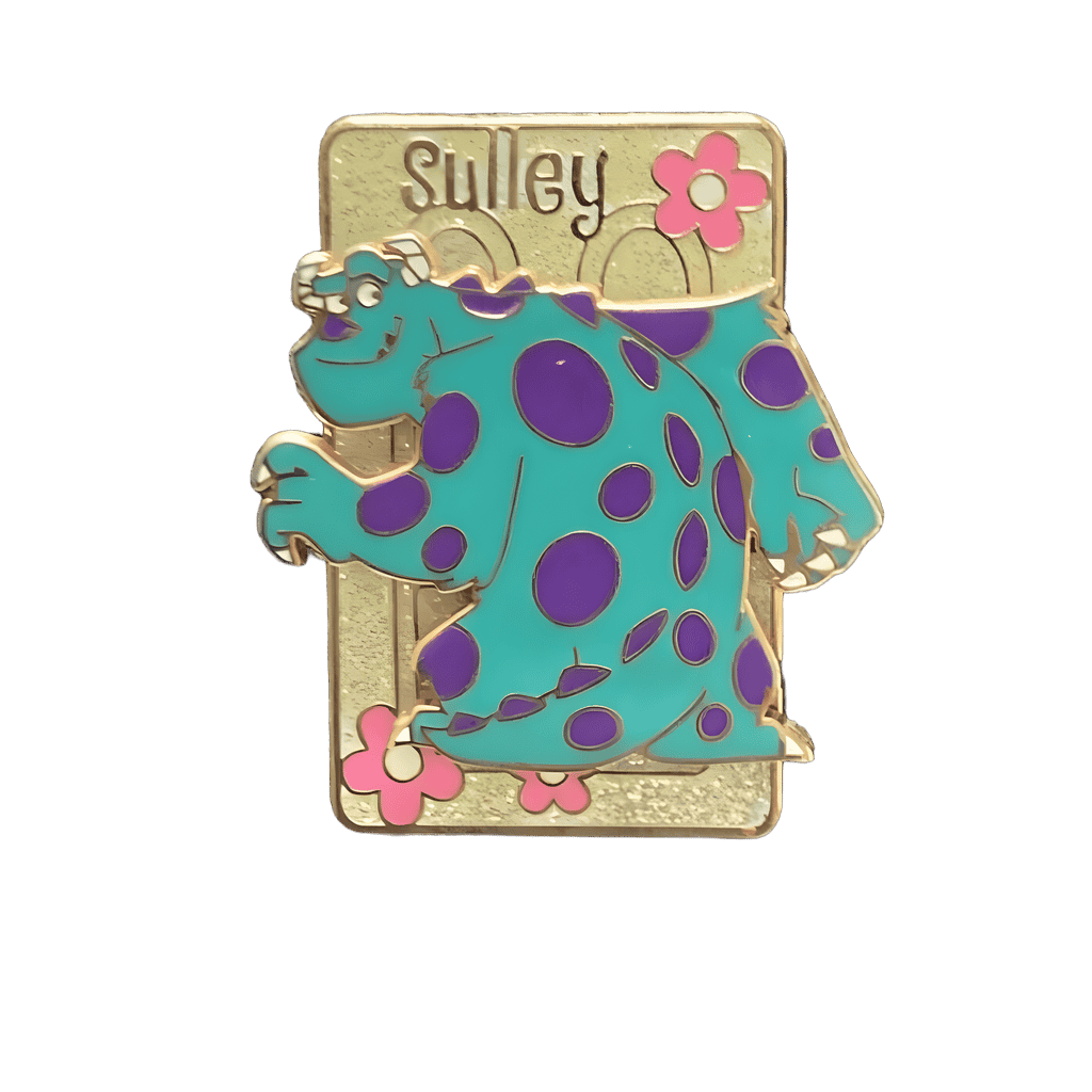 Sulley spinner pin Disney pin