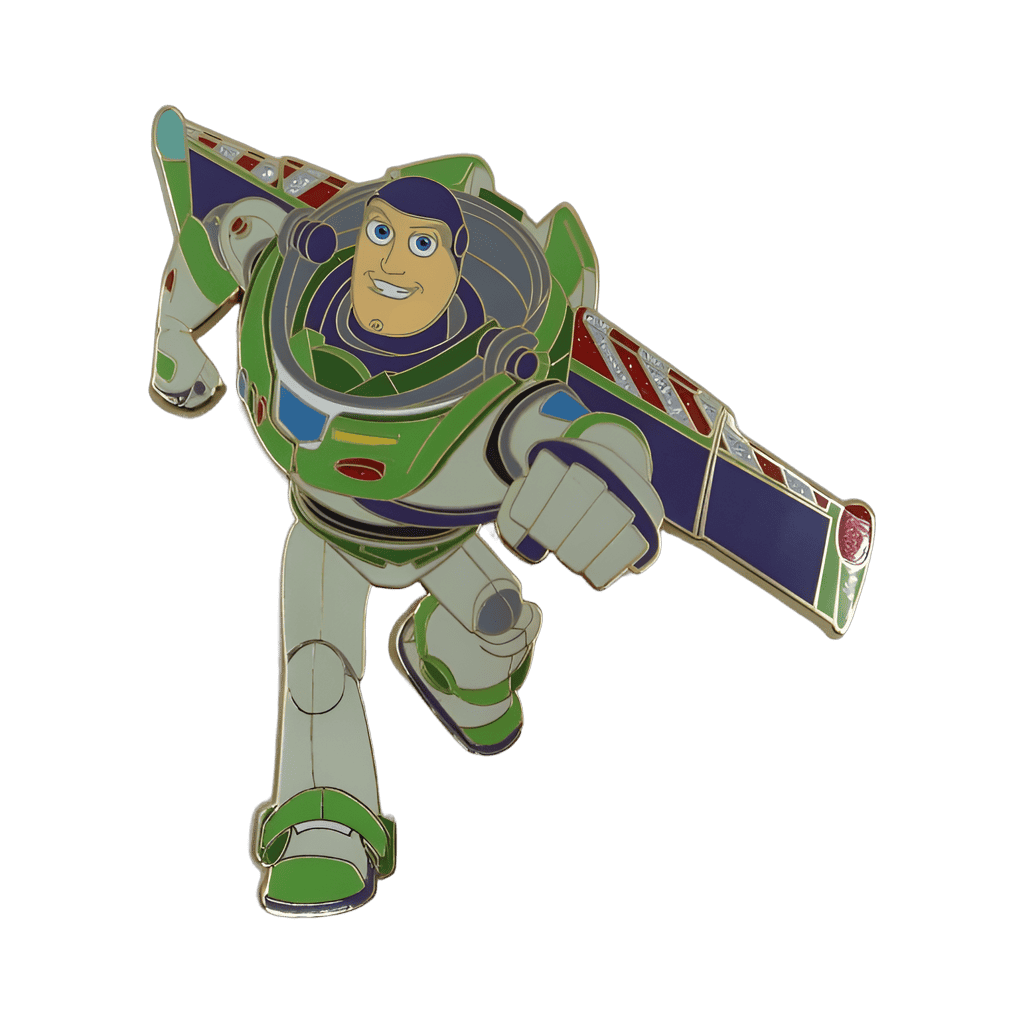 Buzz lightyear running Disney pin
