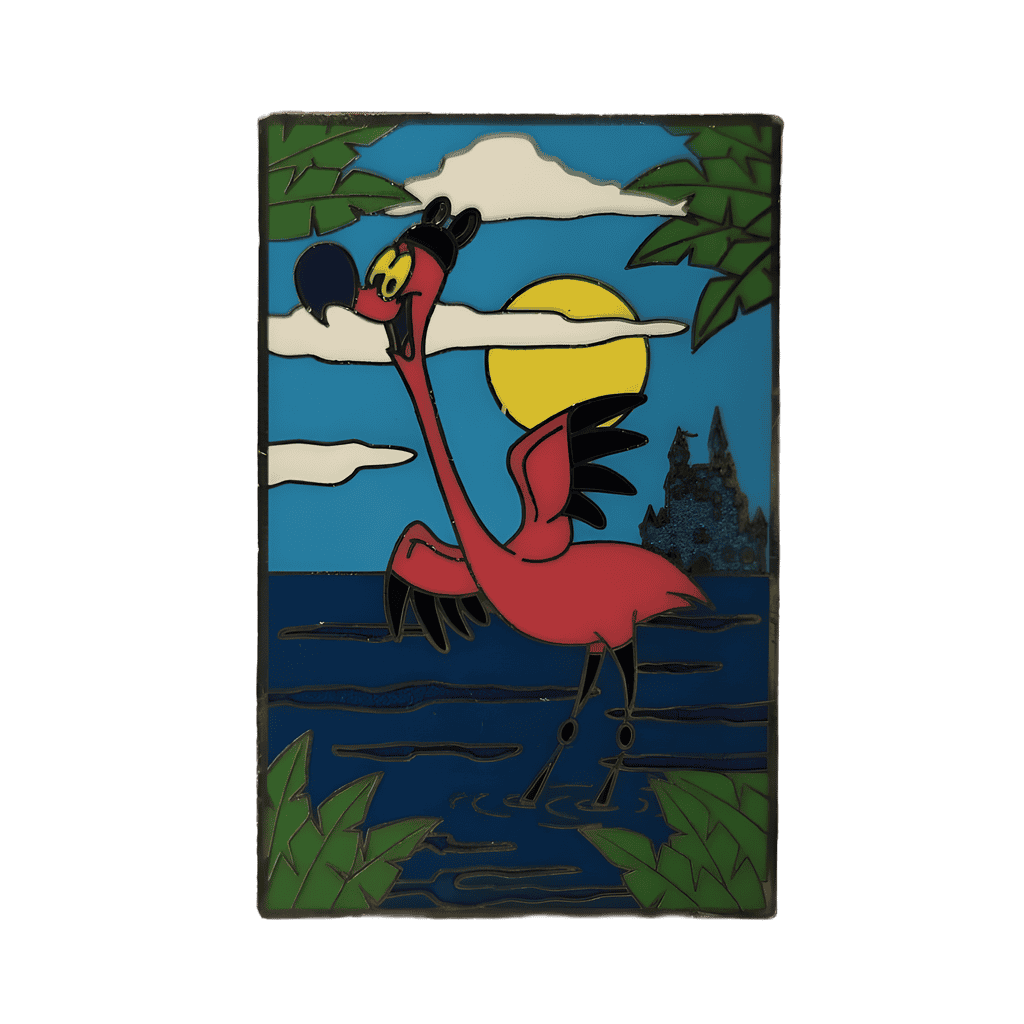Fantasia 2000 Flamingo with Mickey Ear Hat Disney pin