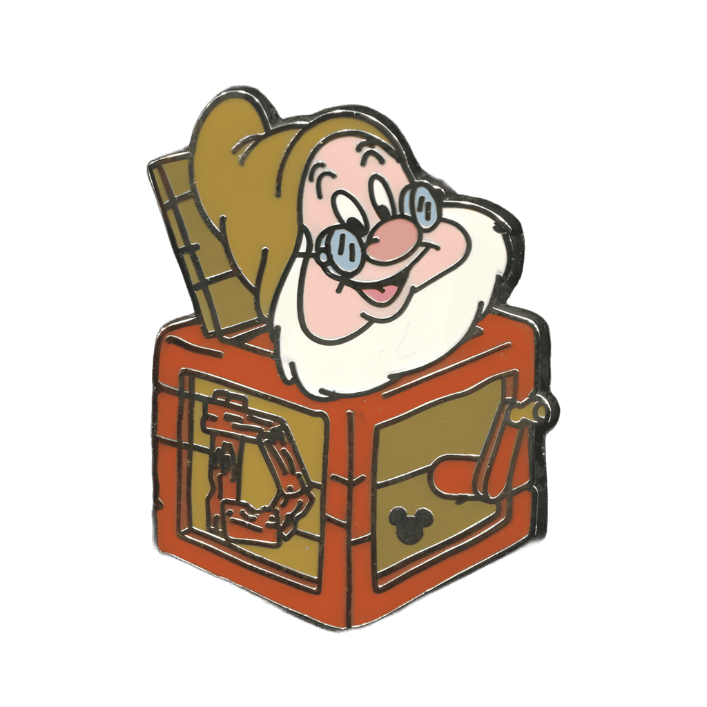 Doc Jack-in-the-Box Disney pin