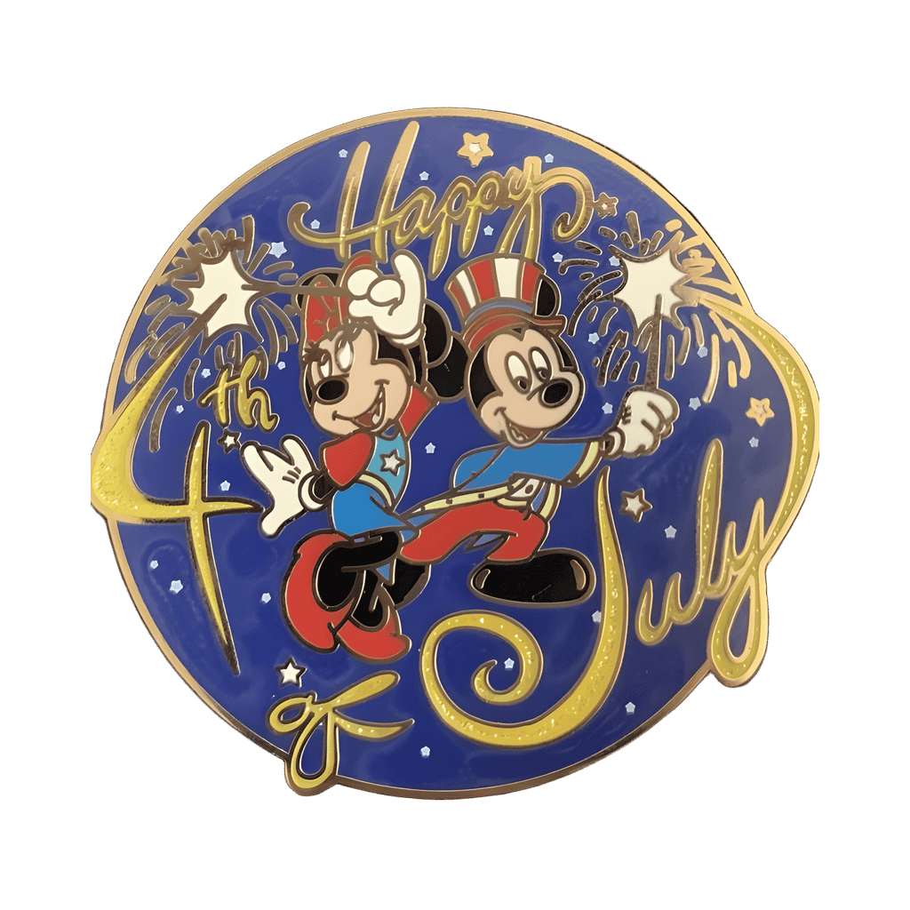Mickey and Minnie Mouse Disney pin