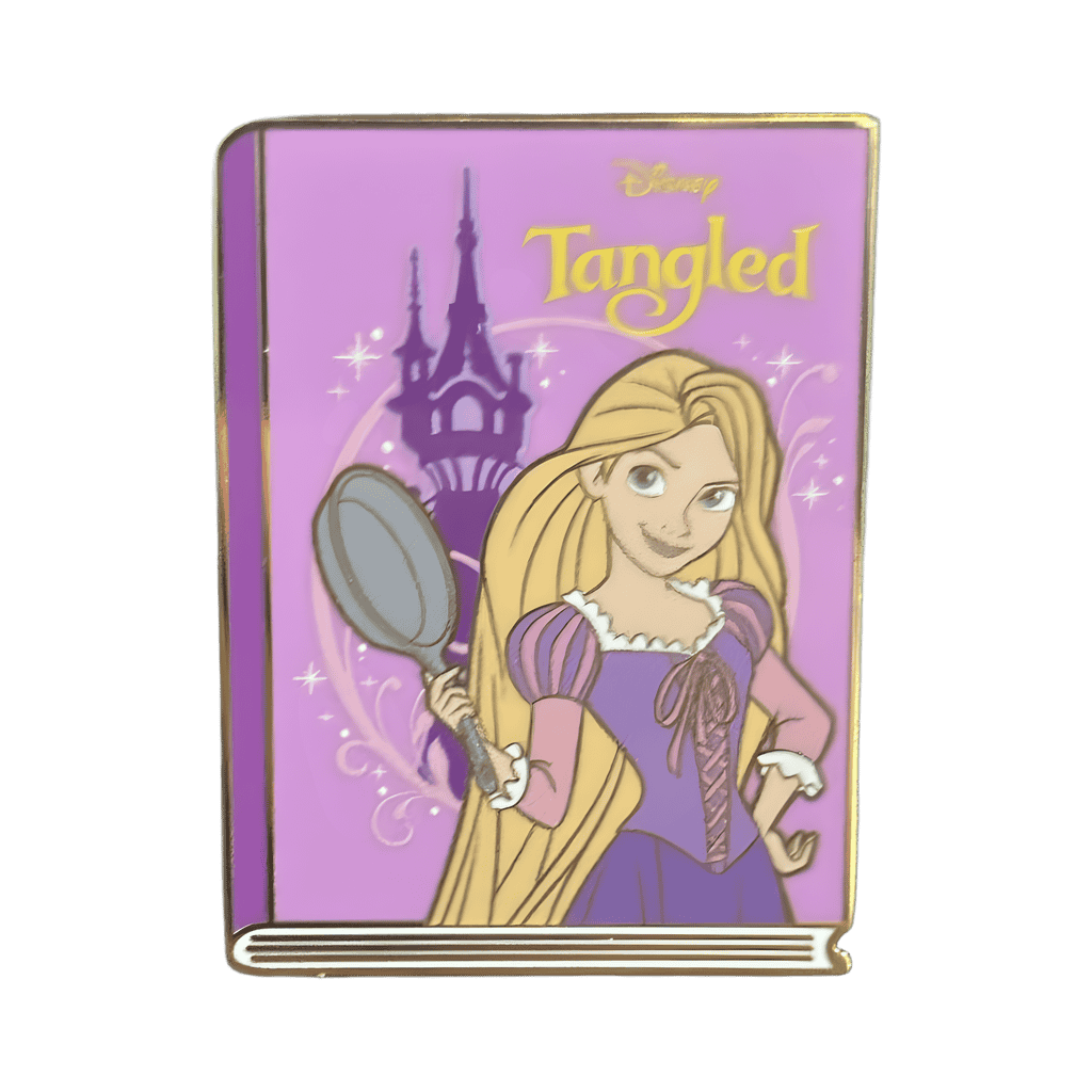 Rapunzel Book Disney pin