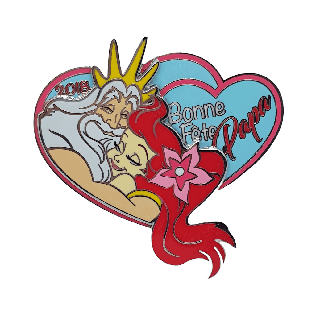2018 - Bonne Fête Papa - Ariel and Triton Disney pin