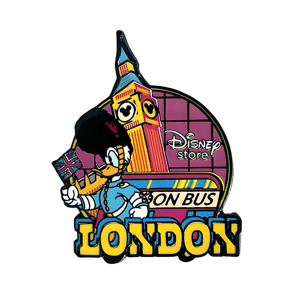 London Donald Duck Disney pin