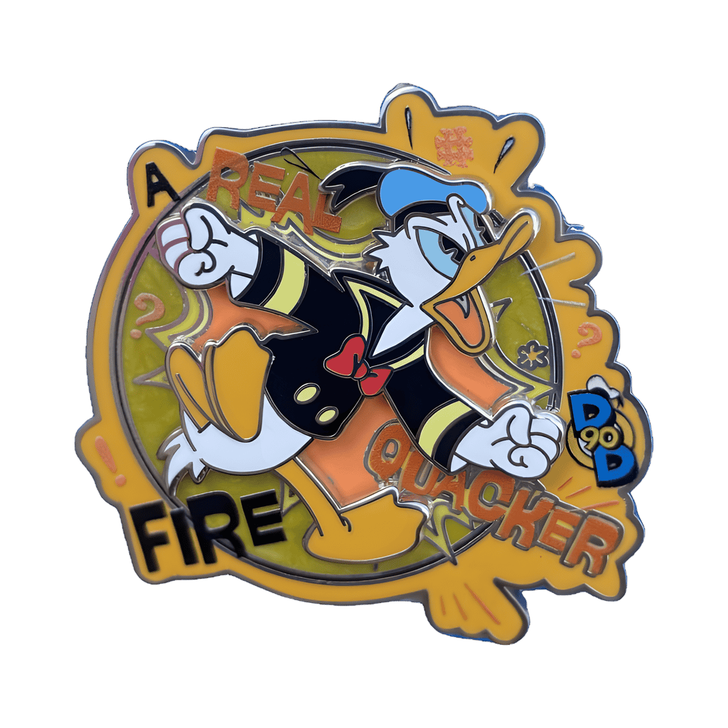 A Real Fire Quacker Disney pin