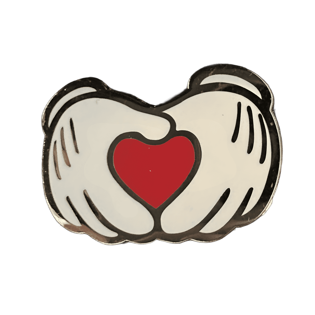 Mickey Mouse Claddagh Hands with Heart Disney pin