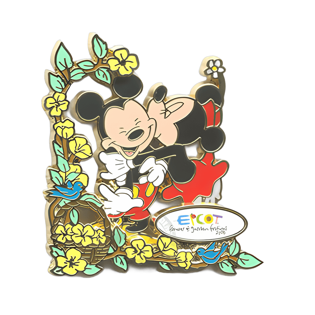 Minnie Kissing Mickey - Passholder Exclusive Disney pin